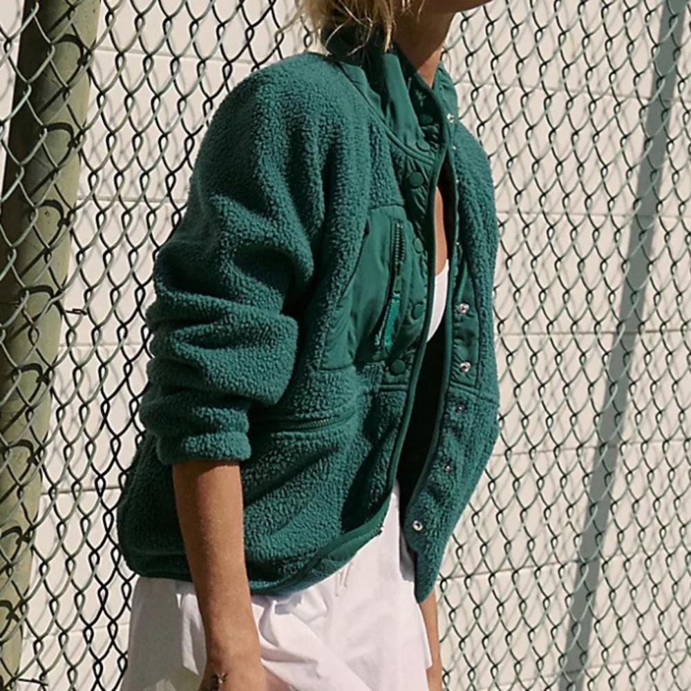 Free People Hit The Slopes Fleece Jacket